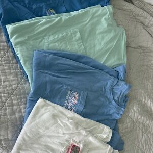 Vineyard Vines Tees in Blue, Mint, and White